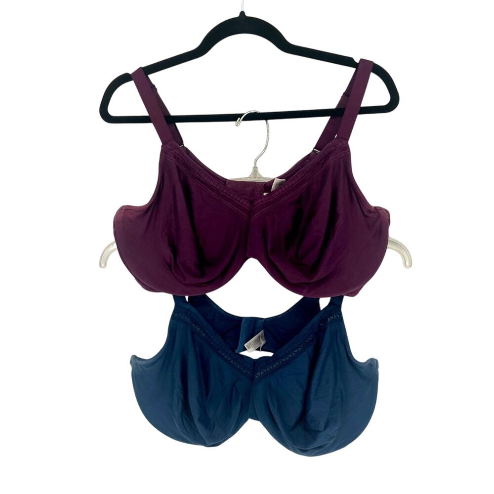 Wacoal Bra Intimates Set - Purple and Blue - 42DDD